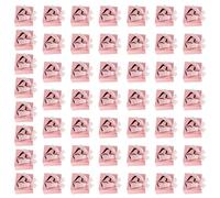 Oxxggkao 50 bolsas de regalo de San Valentín con temas navideños plegables e ideales para regalos corporativos o bolsas de papel de uso personal