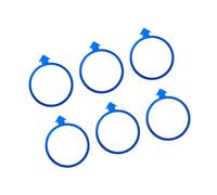 Oxxggkao 6 marcadores de agilidad de dirección para práctica de fútbol y baloncesto y ejercicios de coordinación infantil, anillos de velocidad para atletismo