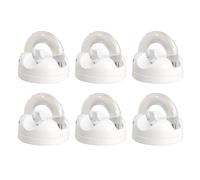 Oxxggkao 6 soportes autoadhesivos para cables de organización de cables, para espacios de trabajo ordenados, fuertes