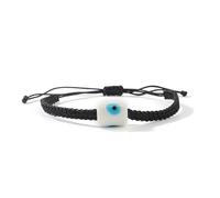 Oxxggkao Abalorio de cristal ajustable para mujer, cordón de algodón suave, diseño de ojo de tambor, talla única, como se describe
