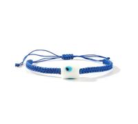 Oxxggkao Abalorio de cristal ajustable para mujer, cordón de algodón suave, diseño de ojo de tambor, talla única, como se describe