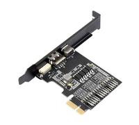 Oxxggkao Accesorio de gestión de servidores con alimentación PCIe y doble cabecera de panel frontal para placa PCIe de gestión remota de energía PicoKVM
