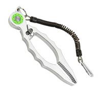 Oxxggkao Accesorios de pesca, agarrador de boca de pescado con pinzas de correa en espiral, alicates portátiles, pinzas portátiles con correa en espiral, accesorios para agarrar la boca