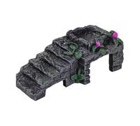 Oxxggkao Acuarios, artesanías, corteza artificial, decoración de rocas, peceras, suministros de arte marino, adornos de paisaje de peces y manualidades de terrario