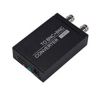 Oxxggkao Adaptador convertidor de señales HDTV a BNC para reproductores Bluray y consolas de juegos con mejora la estabilidad del procesamiento de video BNC