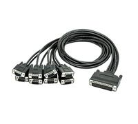 Oxxggkao Adaptador DB9 RS232 de 8 puertos de grado industrial, PCIe a DB78Pin para conectividad y estabilidad del centro de datos