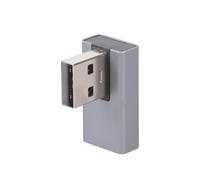 Oxxggkao Adaptador de extensión USB 3.0 macho a hembra de 90 grados en ángulo recto hacia arriba hacia abajo para laptop, PC, adaptador de carga USB, convertidor de extensión