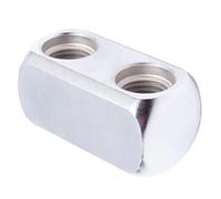 Oxxggkao Adaptador de múltiples puertos de 3/8 pulgadas, instalación simple, construcción de acero inoxidable para propietarios de piscinas, conectores universales de equipos de buceo