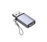 Oxxggkao Adaptadores de aluminio tipo C a USB de aluminio general para unidades intermitentes, 2 tipos para opción para transferencia de datos de teléfono y laptop