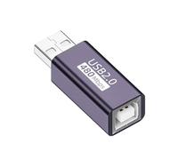 Oxxggkao Adaptadores de conversión USB B, conectores hembra a macho, solución eficiente de transferencia de datos para impresoras, conversores de tambor de piano B a C