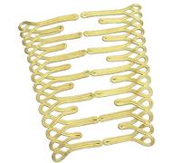 Oxxggkao Adorno de encaje dorado para sastrería ropa formal y atuendos, ribete de hilo dorado