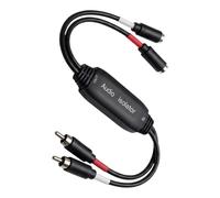 Oxxggkao Aislador de Bucle de Tierra de para configuraciones estéreo Filtro de Ruido en línea Macho a de 2 Canales para Unidad Principal de automóvil, Cine en casa y Receptor AV Adaptador de de de