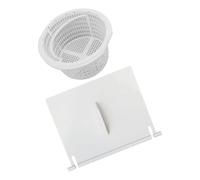 Oxxggkao Aleta de vertedero para desnatador de Piscina de PVC, Puerta de Repuesto Rectangular con Ancho de 5.563 Pulgadas y Costilla elevada para Combinar con un reemplazo de Aleta de Apertura de de