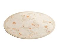 Oxxggkao Alfombra térmica gruesa y redonda, lavable a máquina, apta para mascotas, para suelos fríos de invierno, alfombra redonda, antideslizante, decoración del hogar, diseño interior moderno