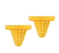 Oxxggkao Alimentador flotante de ajuste automático para peces, 2 unidades, dispensador de alimentos, diseño duradero para comedero de peces