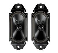 Oxxggkao Altavoces externos para exteriores de 8 ohmios y 10 W con marco de metal para sistemas de reconocimiento de matrícula, fácil de usar, resistente al agua, altavoz para exteriores