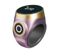 Oxxggkao Anillos de contador inteligentes impermeables digitales que mantienen la cuenta y permanecen conectados, contador ligero