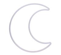 Oxxggkao Atrapasueños con forma única blanca para atrapasueños, coronas, macramé, suministros para manualidades