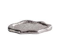 Oxxggkao Bandeja de cerámica para exhibición de joyas, segura para alimentos, acabado brillante, solución de almacenamiento plegable, perfecta para bodas, Acción de Gracias, elegante plato de