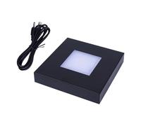 Oxxggkao Base de lámpara LED de cristal con control táctil que cambia de color múltiple con brillo ajustable para iluminación de atmósferas, lámpara que cambia de color