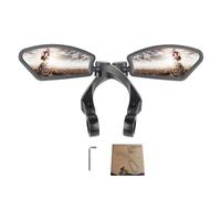 Oxxggkao Bicicletas giratorias con espejo para un fácil montaje en bicicletas eléctricas de montaña y bicicletas que garantizan que los ciclistas tengan un espejo regulable