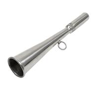 Oxxggkao Bocina de Aire para Barcos para Deportes acuáticos Bocina de Alerta de Acero Inoxidable 304 con Cuerpo de 6, 93 Pulgadas, Salida de Sonido de 120, Conector roscado para Uso en Yates y Botes