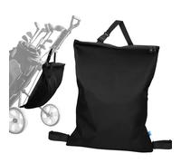 Oxxggkao Bolsa de almacenamiento para carrito de golf de gran capacidad, extensión trasera de 3 ruedas con cierre de cremallera, extensión trasera con cierre de cremallera