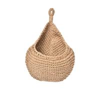 Oxxggkao Bolsa de malla multiusos para colgar en la pared, organizadores para frutas, verduras, plantas, decoración del hogar, organizadores de almacenamiento de frutas colgantes