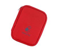 Oxxggkao Bolsa de primeros auxilios de viaje vacía para almacenamiento de medicamentos con múltiples compartimentos, pequeñas bolsas de primeros auxilios con cremallera, Red, Mass Beauty