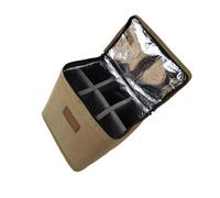 Oxxggkao Bolsa de tanque recargable para acampar al aire libre, cubiertas de cilindros de combustibles pequeños, bolsa de almacenamiento fácil de transportar, Khaki, L