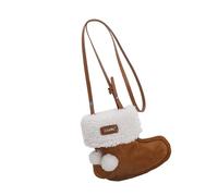 Oxxggkao Bolsa para mujer con forma de bota con correa ajustable y bolsillos para teléfono para un fácil acceso y tamaño compacto, ideal para escenas concurridas, correa ajustable, Brown