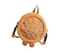 Oxxggkao Bolso cruzado de felpa inspirado en el pan con correa ajustable y múltiples compartimentos para el día a día, divertido bolso de hombro inspirado en la comida, c, One Size