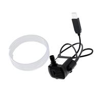 Oxxggkao Bomba de agua USB de 5 V, sumergible, motor sin escobillas, función de fuente de agua para acuario, pequeña sumergible
