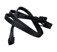 Oxxggkao Cable de alimentación modular flexible de 60 cm, 12 VHPWR a 2 x 8 pines con cable de cobre de 18 AWG para GPU de gama alta