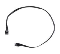 Oxxggkao Cable de extensión USB 2.0 de 9 pines para placa base frontal 9P macho a hembra, cable plano (20 cm, 30 cm, 50 cm), extensión de puerto USB