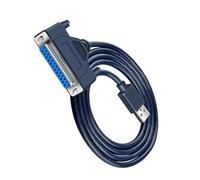 Oxxggkao Cable de impresora USB a DB25 USB macho a DB25 hembra de 25 pines 1248 convertidores de impresora paralelos, accesorios de cable
