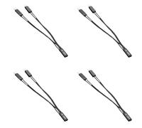 Oxxggkao Cable divisor de carcasa de computadora para cambio de energía, reinicializar indicación estable, transmisión permanente, lata chapada en bronce, centro en Y moldeado