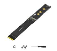 Oxxggkao Cable extensor flexible FPC NVME PCIe para transferencia de datos para 2230 2242 2260 2280 HDDs, conectores de cable de computadora, accesorios