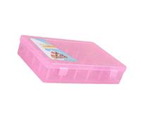 Oxxggkao Caja transparente de 42 carretes organizadores de bobinas, caja de almacenamiento para pequeños y grandes organizadores de aparejos de pesca