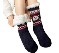 Oxxggkao Calcetines acrílicos para invierno, cálidos, para dormir, diseño antideslizante, decoración del hogar para días fríos, calcetines de Navidad