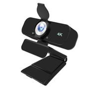 Oxxggkao Cámara web USB integrada con micrófonos con cancelación de ruido y trípodes ajustables para resolución de video de alta definición 1080P 2K 4K en conferencias y transmisión de cámara USB con