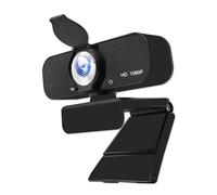 Oxxggkao Cámara web USB integrada con micrófonos con cancelación de ruido y trípodes ajustables para resolución de video de alta definición 1080P 2K 4K en conferencias y transmisión de cámara USB con