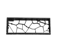 Oxxggkao Carcasa de aluminio para teclado, estructura hueca para estilos de reducción de peso, refrigeración eficiente e instalación simple, fácil montaje