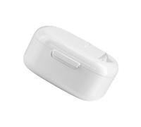 Oxxggkao Cofre portátil de limpieza de prótesis con cámara de remojo adaptable y linaje de drenaje, material seguro para alimentos para el cuidado intraoral diario, caja de almacenamiento de