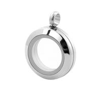 Oxxggkao Colgante de acero inoxidable de 20/25/30 mm, colgante de tornillo giratorio, accesorios para hacer joyas, abalorios redondos, 20mm, como se describe, como se describe