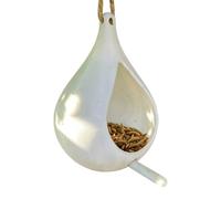Oxxggkao Comedero colgante para pájaros silvestres para una fácil observación de alimentos, accesorios de alimentación de jardín, fácil de instalar