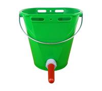 Oxxggkao Comedero de ganado con mango ergonómico para leche de ganado pesado para alimentación de animales de granja lechera