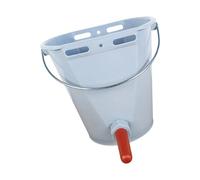 Oxxggkao Comedero de ganado con mango ergonómico para leche de ganado pesado para alimentación de animales de granja lechera