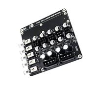 Oxxggkao Conmutador de alimentación de 5 puertos con 4 pines grandes con filtrado de condensador individual e interfaces para adaptador de corriente de PC