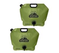 Oxxggkao Contenedor de agua ligero esencial para aventuras al aire libre, transportadores de agua portátiles